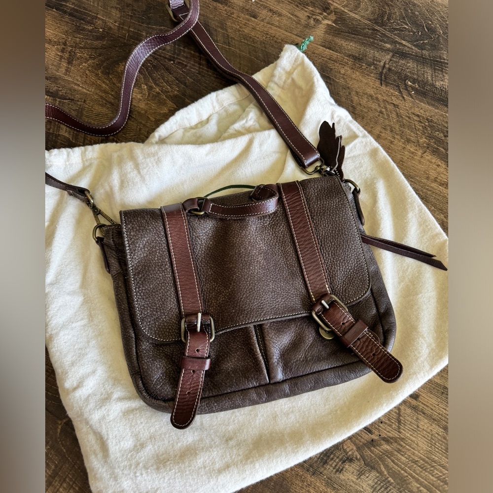 Roots Crossbody Leather Bag